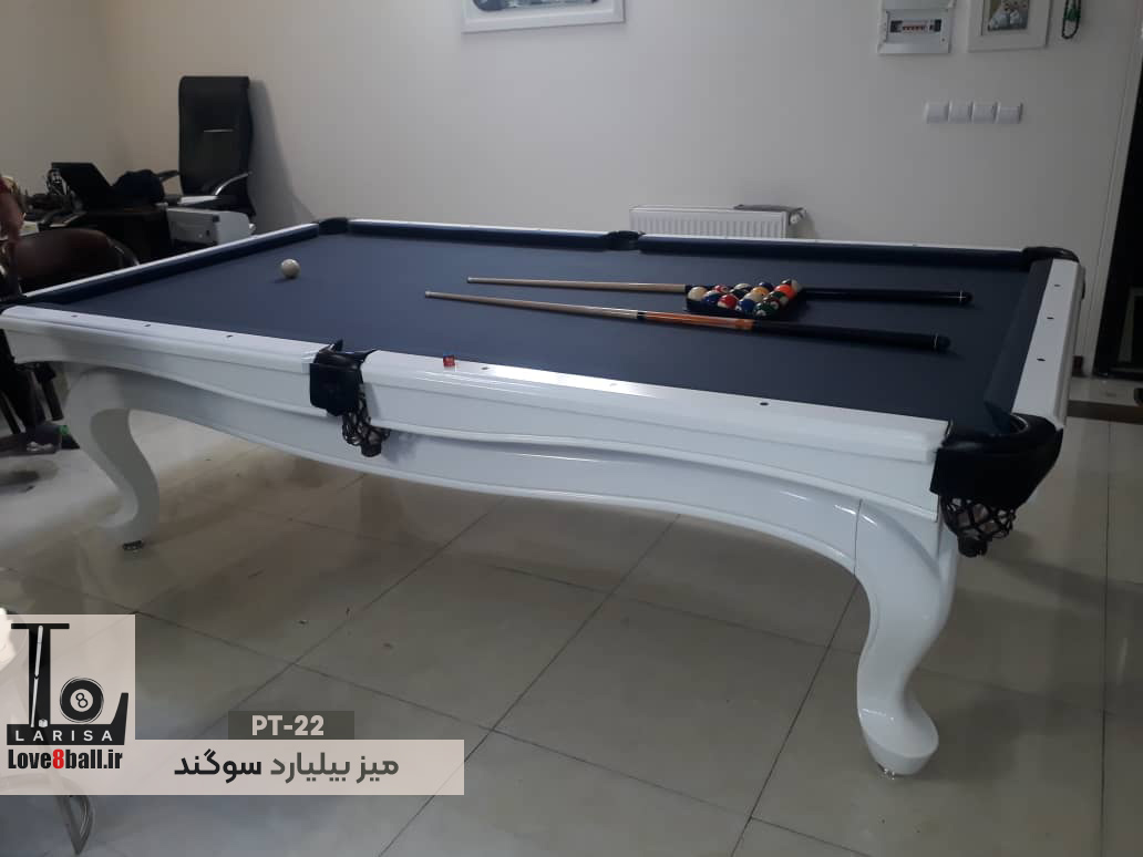 میز بیلیارد مدل سوگند با پارچه کف سرمه ای