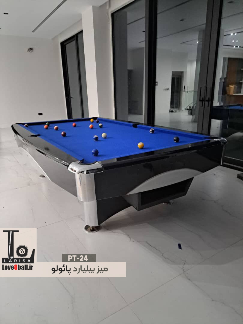 میز بیلیارد آبی کاربنی