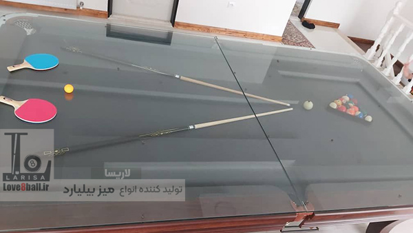 میز بیلیارد مدرن خانگی با امکان افزودن پینگ پنگ