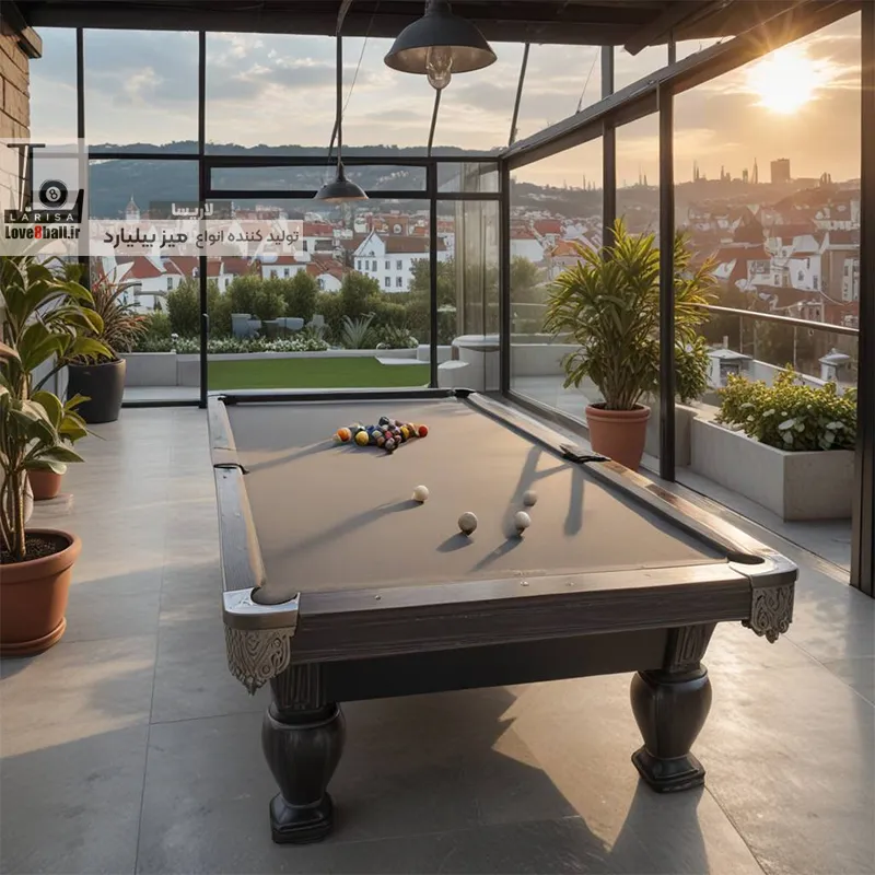 نکات مراقبت از میز بیلیارد در منزل میز استاندارد بیلیارد