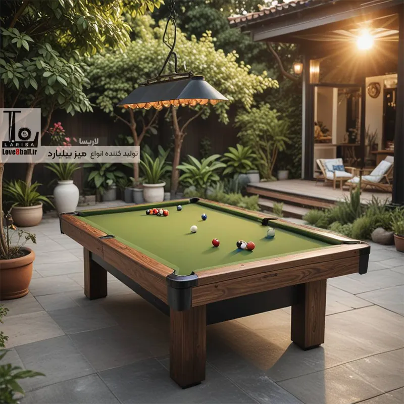 میز بیلیارد پایه ام دی اف خانگی