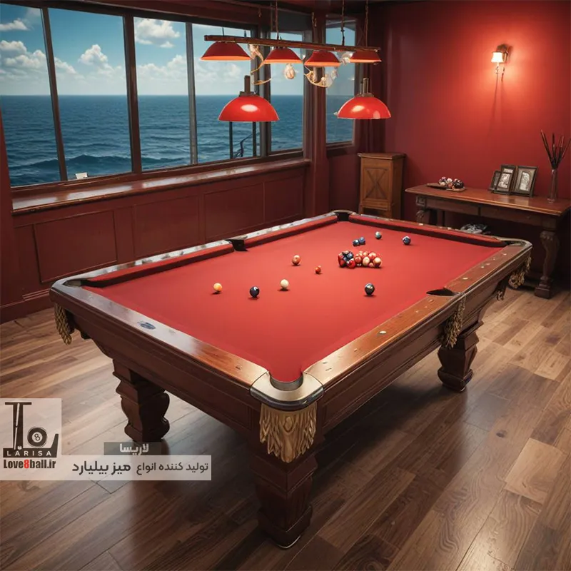 میز بیلیارد پایه کوتاه
