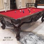میز بیلیارد سنتی - با ماهوت قرمز