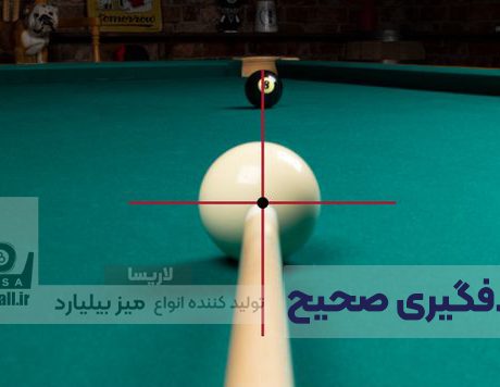 هدفگیری توپ بیلیارد